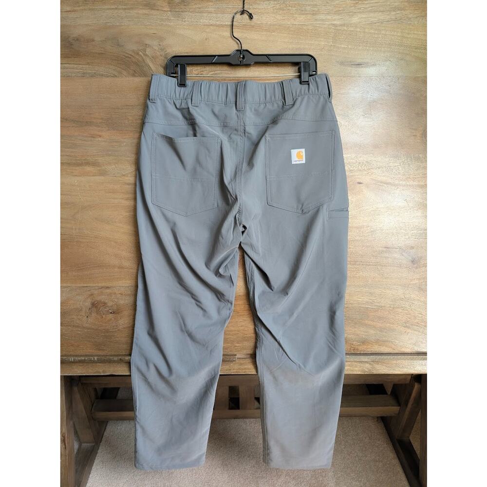 Carhartt Force Sun Defender Pants Men's Size M TALL Gray Relaxed Fit - Picture 2 of 4